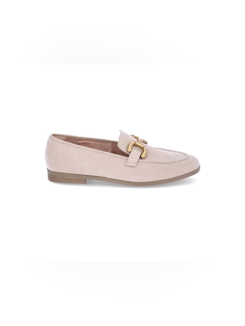 Time and Tru Women's Faux Leather Buckle Loafers